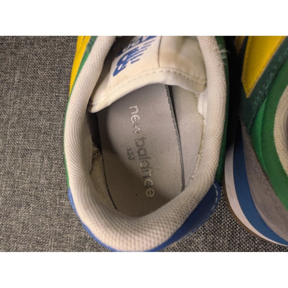 New Balance 420 V2‎ Sneakers Men's Sz 10  Green Yellow Suede Retro Classic Shoes - Picture 6 of 9